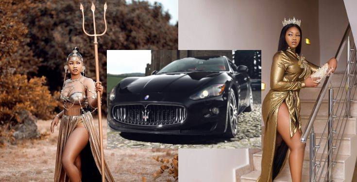 Titans vow to contribute money to buy Tacha a ₦50 million Maserati as her birthday Gift