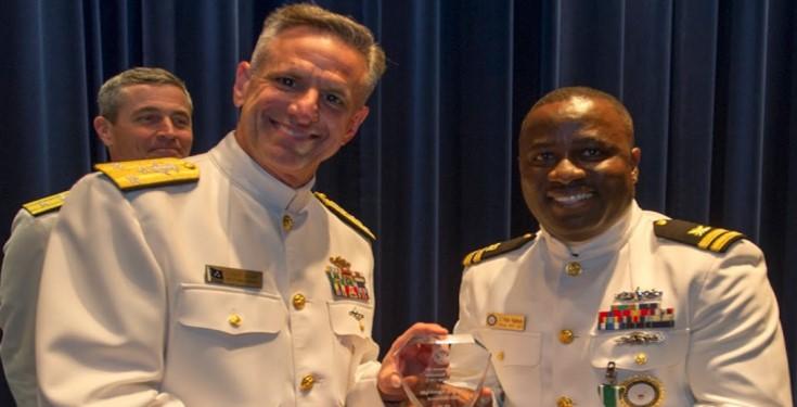 US Navy honours Nigerian man, Lt Victor Agunbiade for accountability