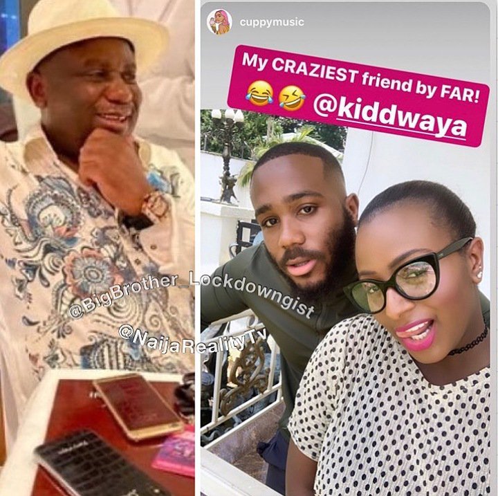 DJ Cuppy Supports Kiddwaya