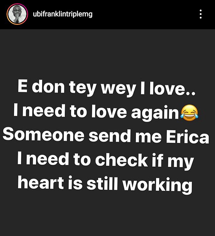 Ubi Franklin Nengi and Erica