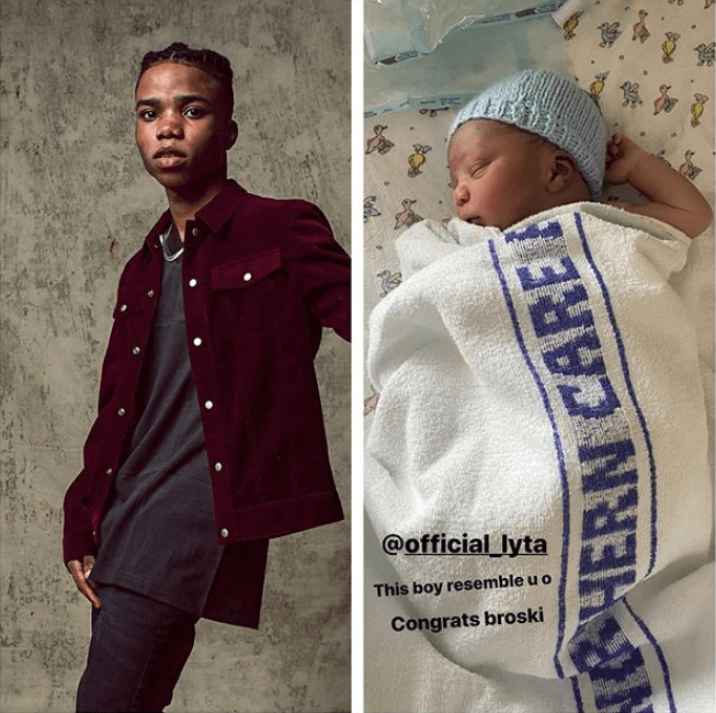 Singer Lyta welcomes his first child, a baby boy
