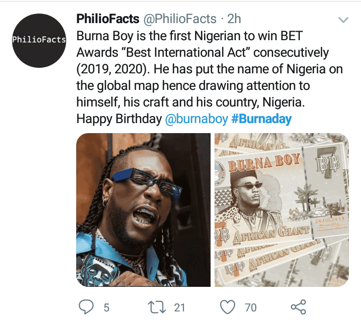 Fans Celebrate Burna Boy