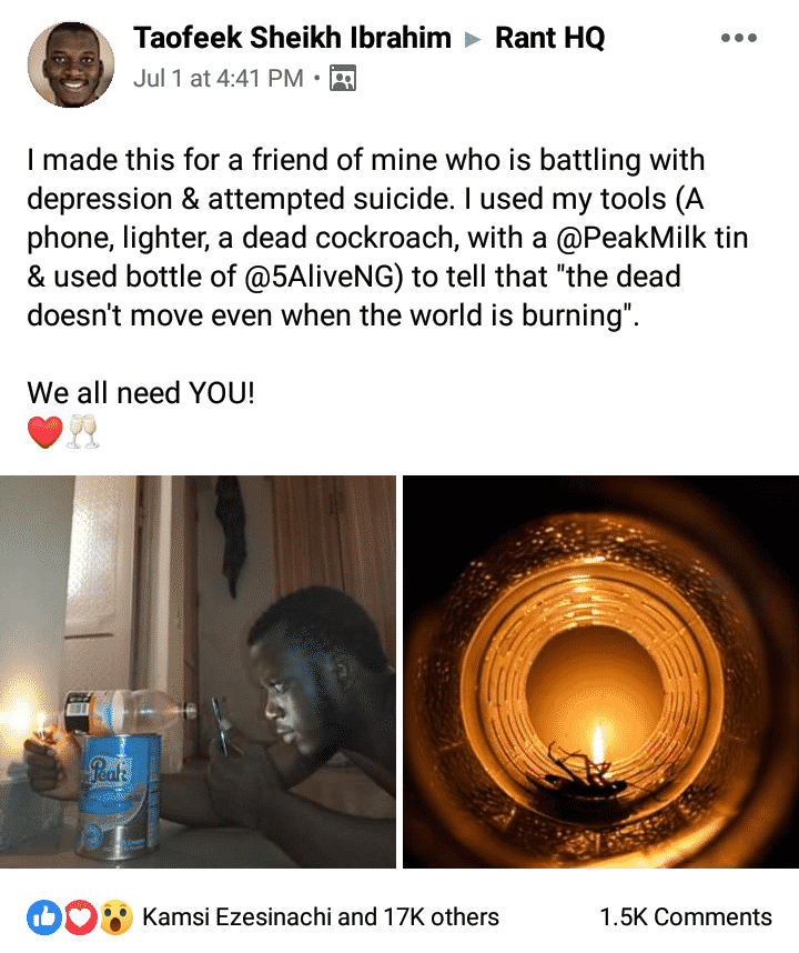 How man used his creativity to save his friend