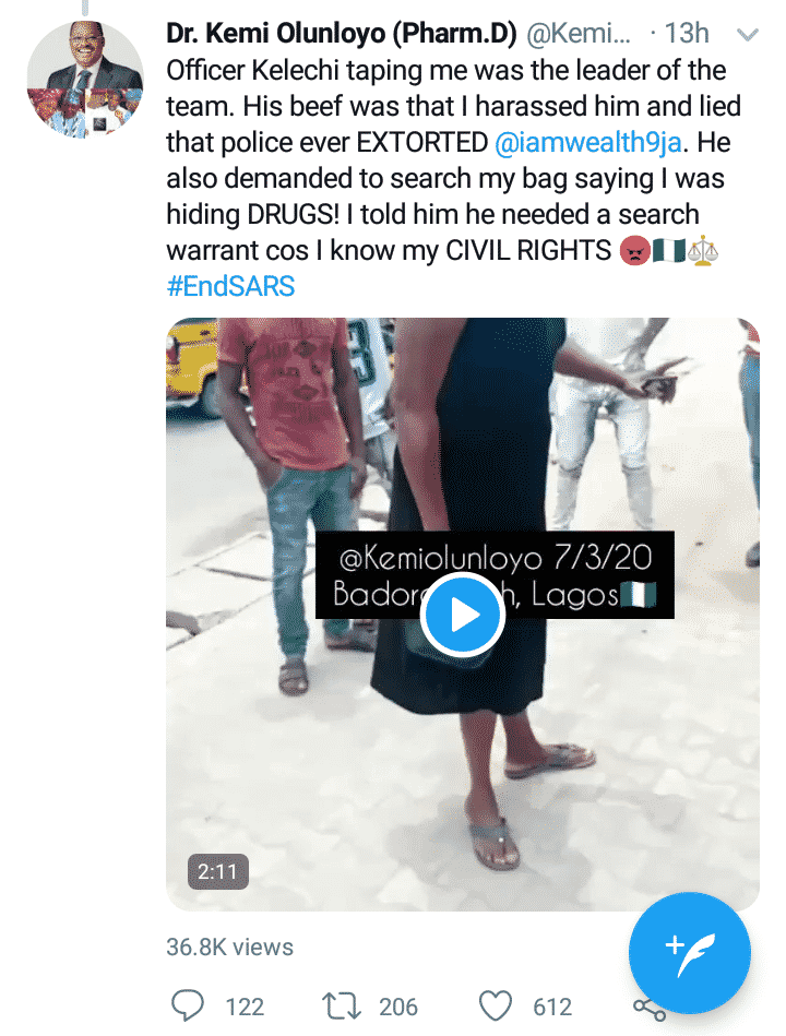 Kemi Olunloyo Clashes With SARS