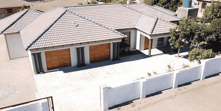 Modika built new house for her parents