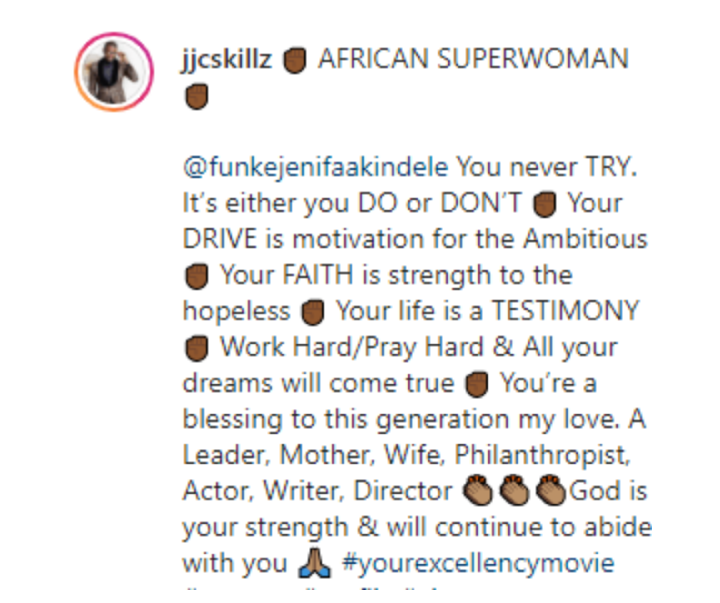 Funke Akindele's husband gushes over her