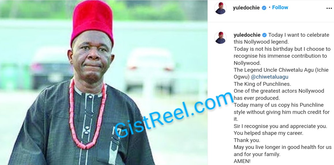 Yul Edochie celebrates Chiwetalu