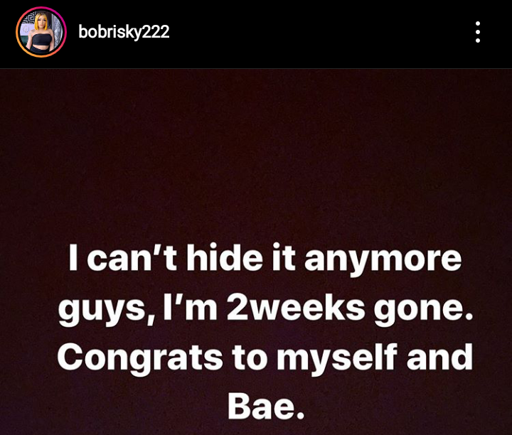 Bobrisky Flaunts His Baby Bump