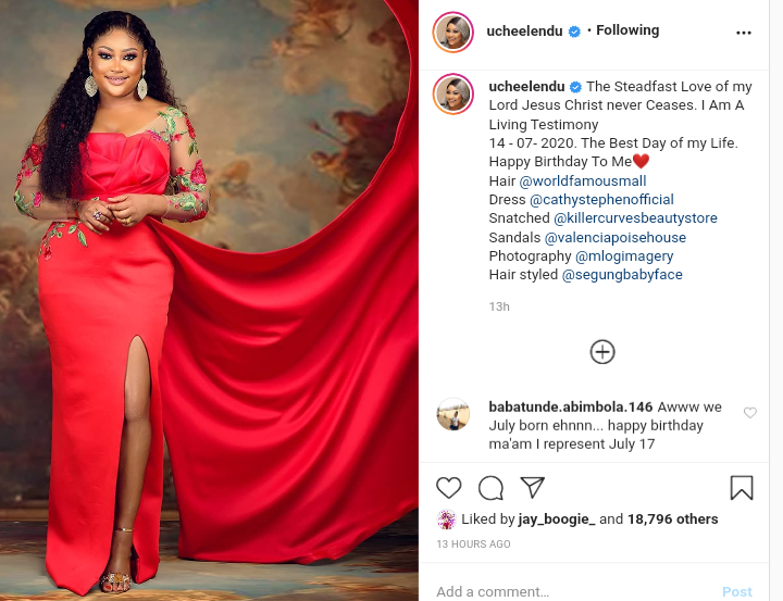 Uche Elendu Celebrates Birthday