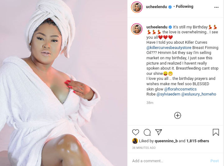 Uche Elendu Celebrates Birthday