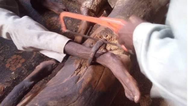 Man rescued in Kano after chained for 30 years by his father