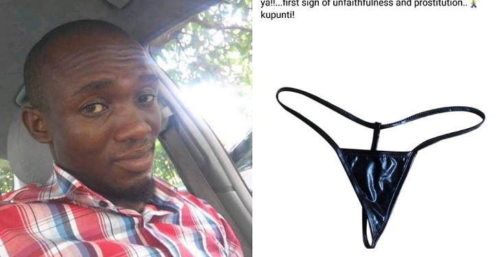 Wives who wear G-strings are unfaithful and prostitutes - Man advises  married men