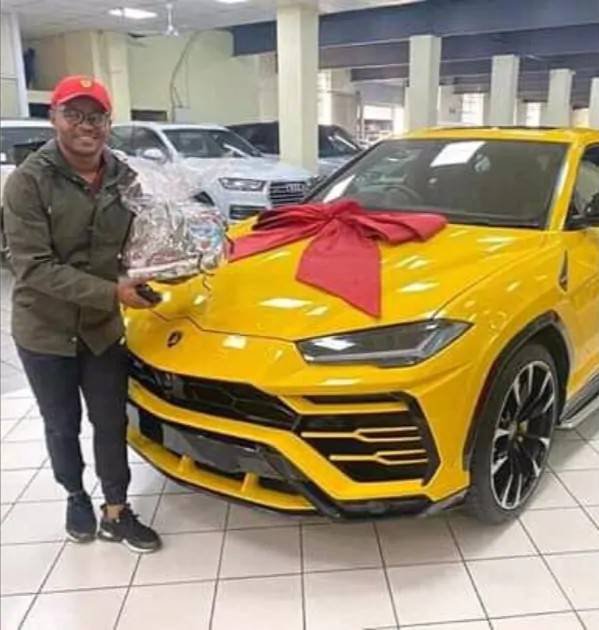 Wife buys husband Lamborghini