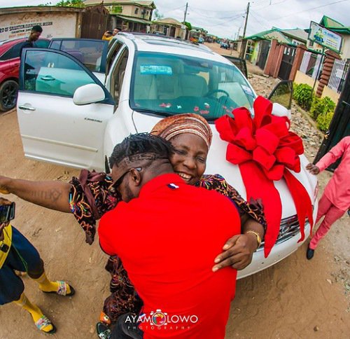 DJ Kaywise Buys His Mum A New Car