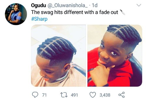 Boluwatife drips in new hairstyle