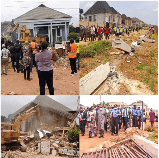 Enugu government demolition