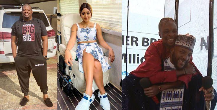 Regina Daniels, Don Jazzy and other celebrities reacts as Laycon emerges the winner