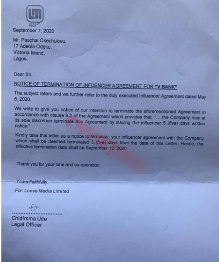 Brand terminates deal with Cubana