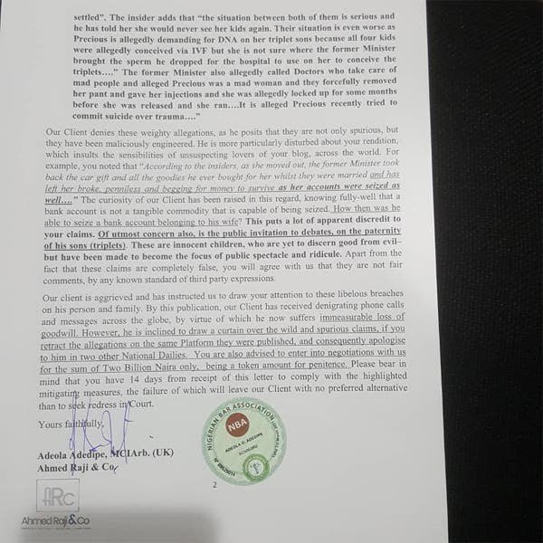 Femi Fani-Kayode To Sue Blogger