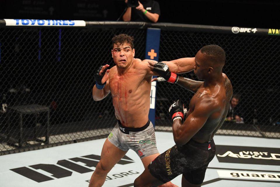 Israel Adesanya knocks out Paulo Costa