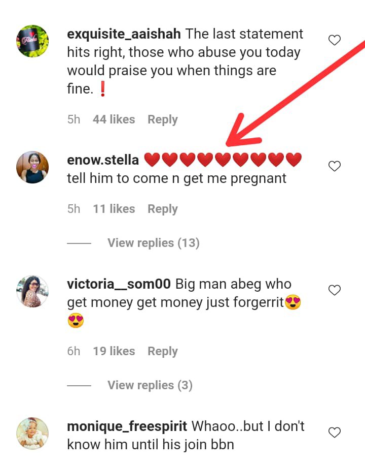Lady wants Kiddwaya's father to get her pregnant