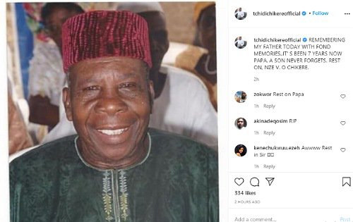 Tchidi Chikere remembers his father