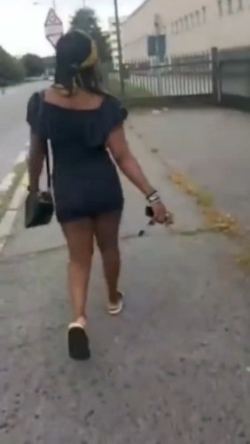 Man harasses Nigerian lady for wearing a short dress