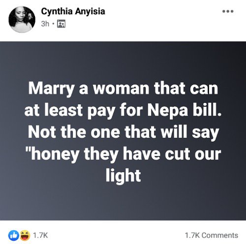 Mary who can pay NEPA bill