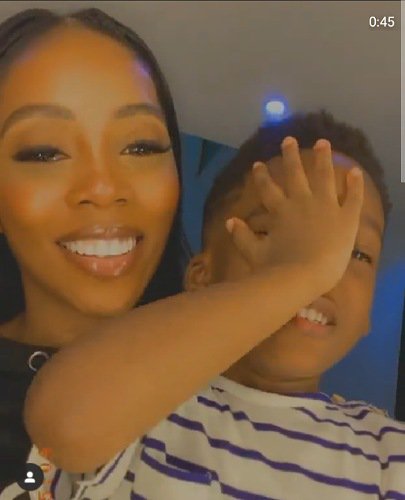 Tiwa Savage's son Jamil