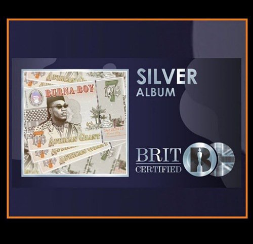 Burna Boy's album goes silver