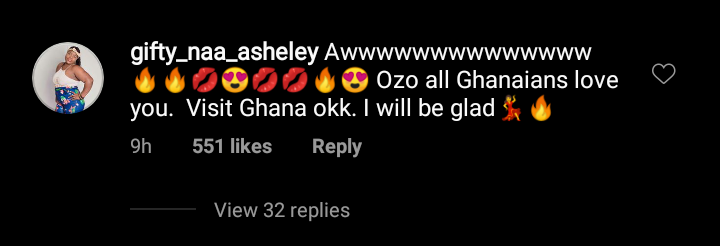 Ozo and his mother in a passionate hug