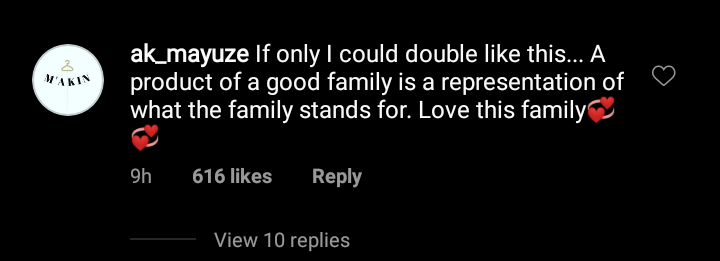 Ozo and his mother in a passionate hug