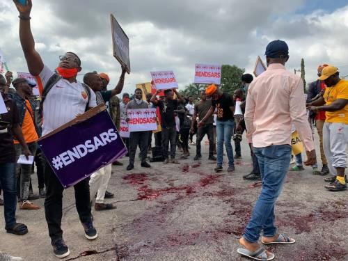 #Endsars protest