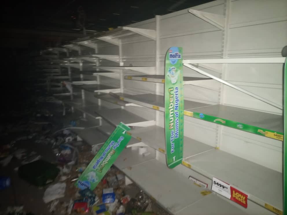 Uche Elendu's Shop Looted
