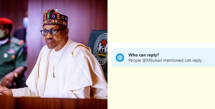 presidency locks buhari's tweet comment section