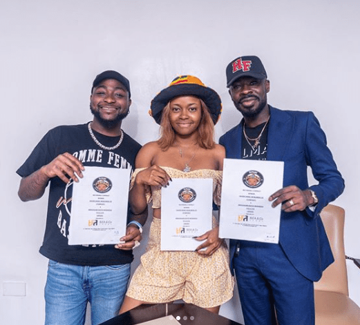 Davido signs female artiste, Liya to 30 BG