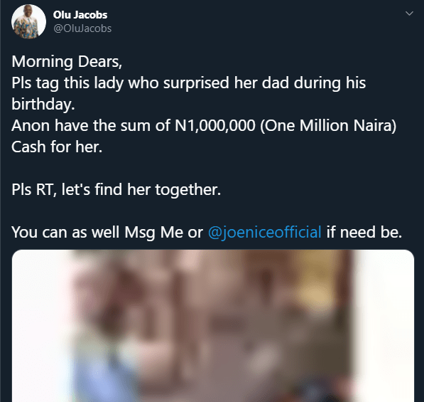 anon 1 million naira birthday