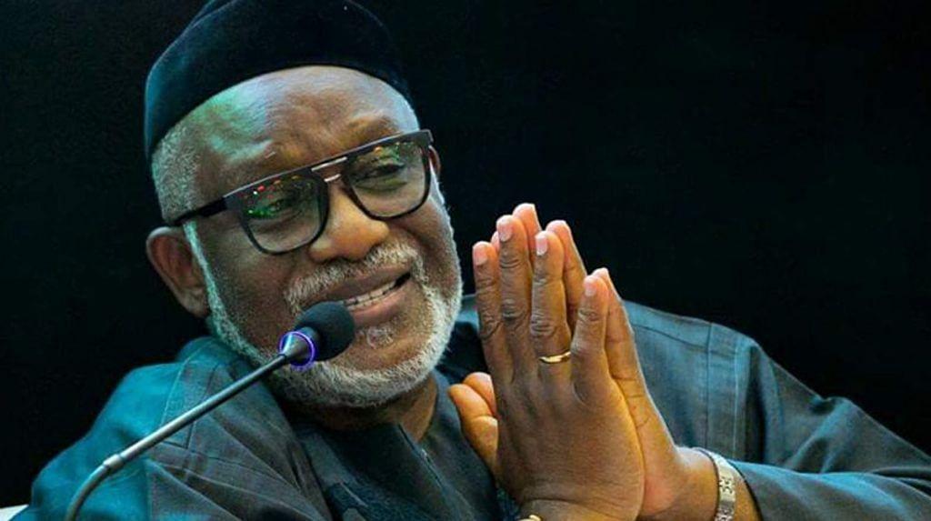 #EndSARS: Akeredolu on frozen accounts