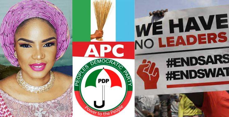 "Stop Recycling" - Actress Iyabo Ojo Vows Never To Support Both PDP, APC