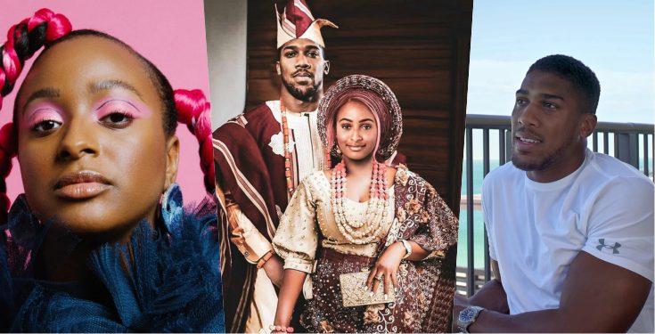 Traditional Wedding Dj Cuppy, Anthony Joshua's Photo