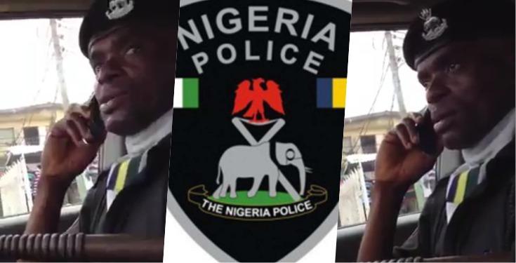 Police Office Caught On Tape Extorting Driver of N25k (Video)