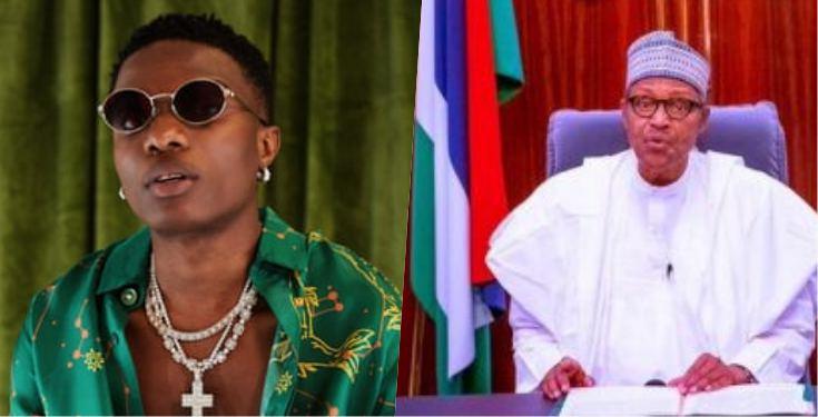 "God pls help Nigeria” – Wizkid Reacts To President Buhari’s Speech