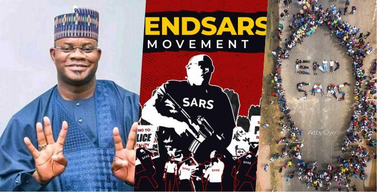 Nigerians Reacts As Kogi State Governor, Yahaya Bello Volunteers To Lead #EndSARs Protest