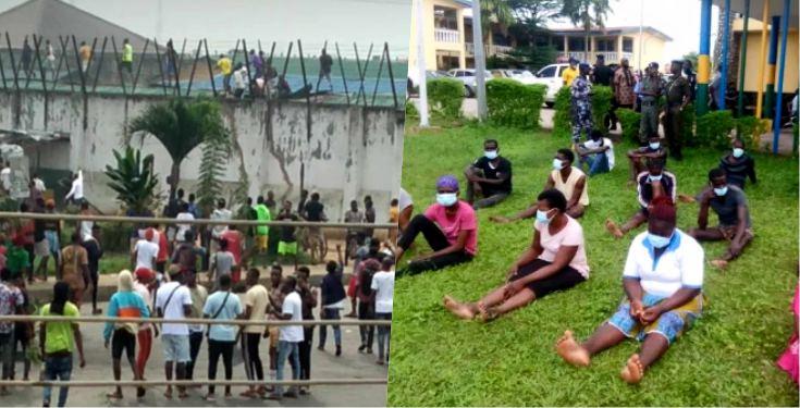 Ten prisoners from Edo prison break rearrested for robbery