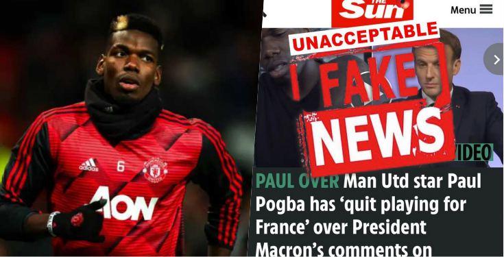 "It's fake news" - Paul Pogba debunks reports of quitting France national team