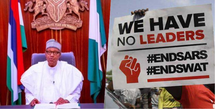 #EndSARS: "Jubril is at home watching his pre-recorded video" – Nigerians reacts to Buhari’s speech
