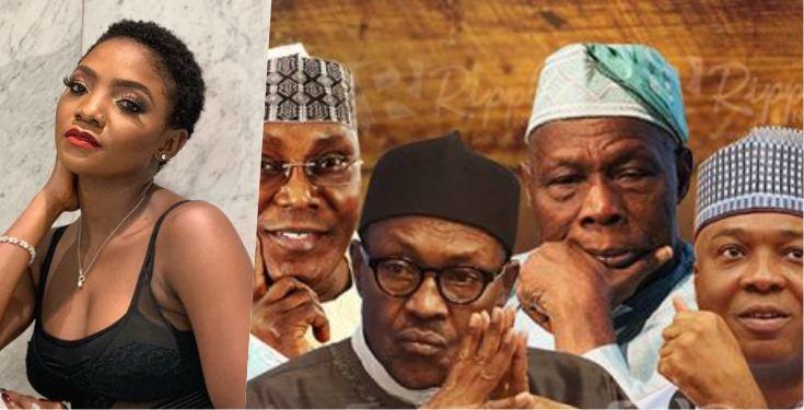 "Stop raining curses on Nigerian politician's children" - Singer Simi