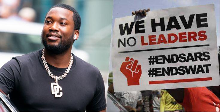 'Support Our People' - Meek Mill Lends Voice To #EndSARS Protest