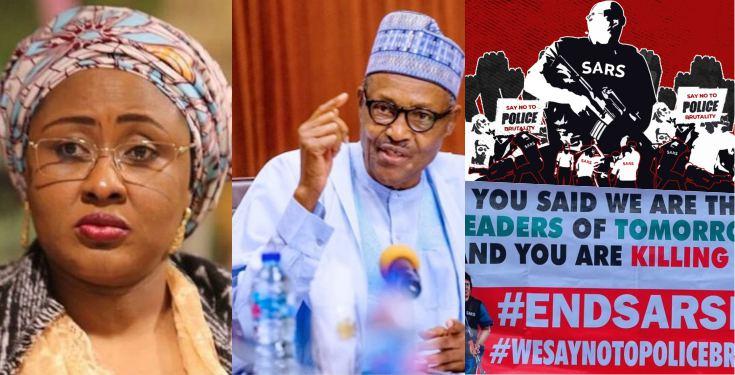 'Save the people' - Aisha Buhari Expresses In A Song To President Buhari (Video)