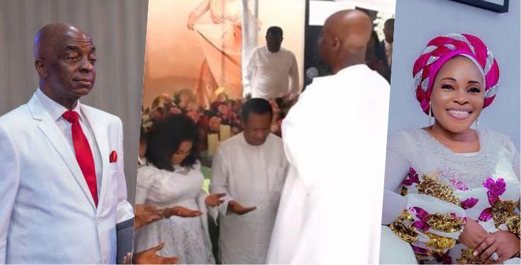 Bishop Oyedepo Surprises Tope Alabi On Her 50th Birthday (Video)